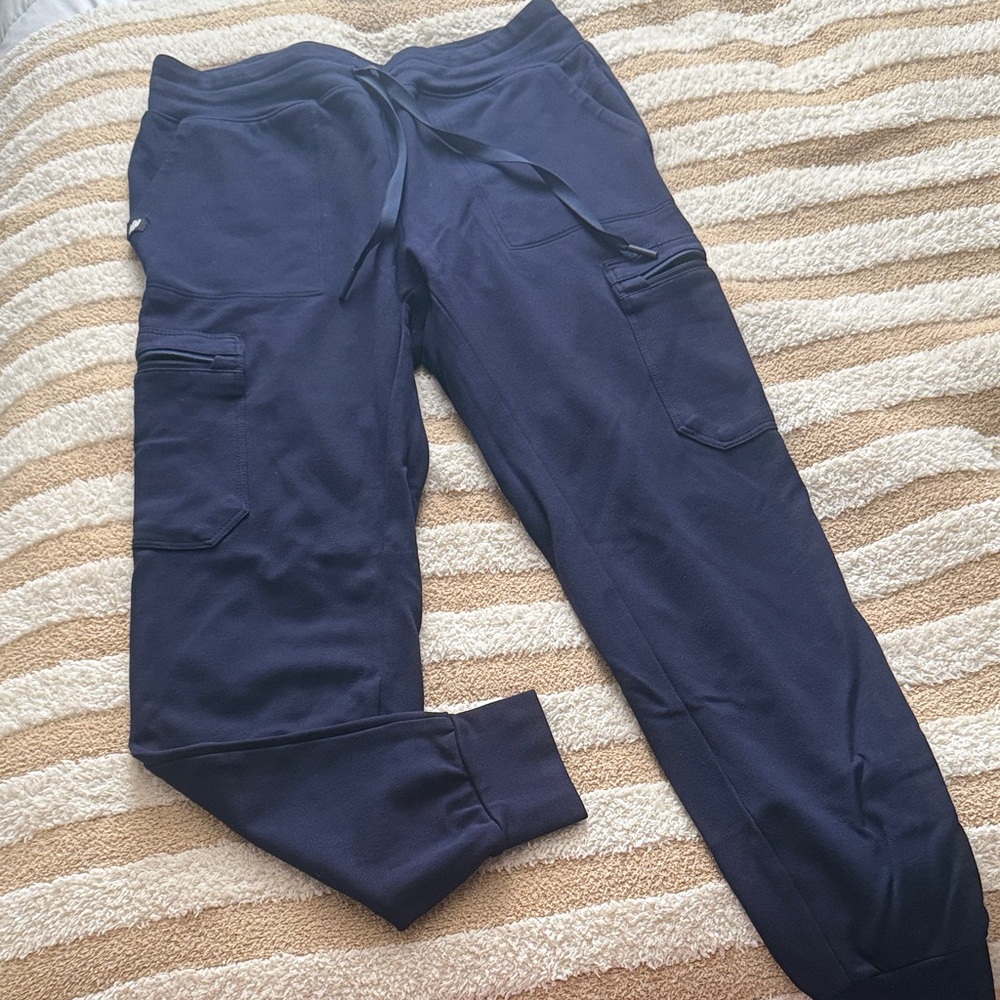 Navy Blue Jogger yoga scrub Pants